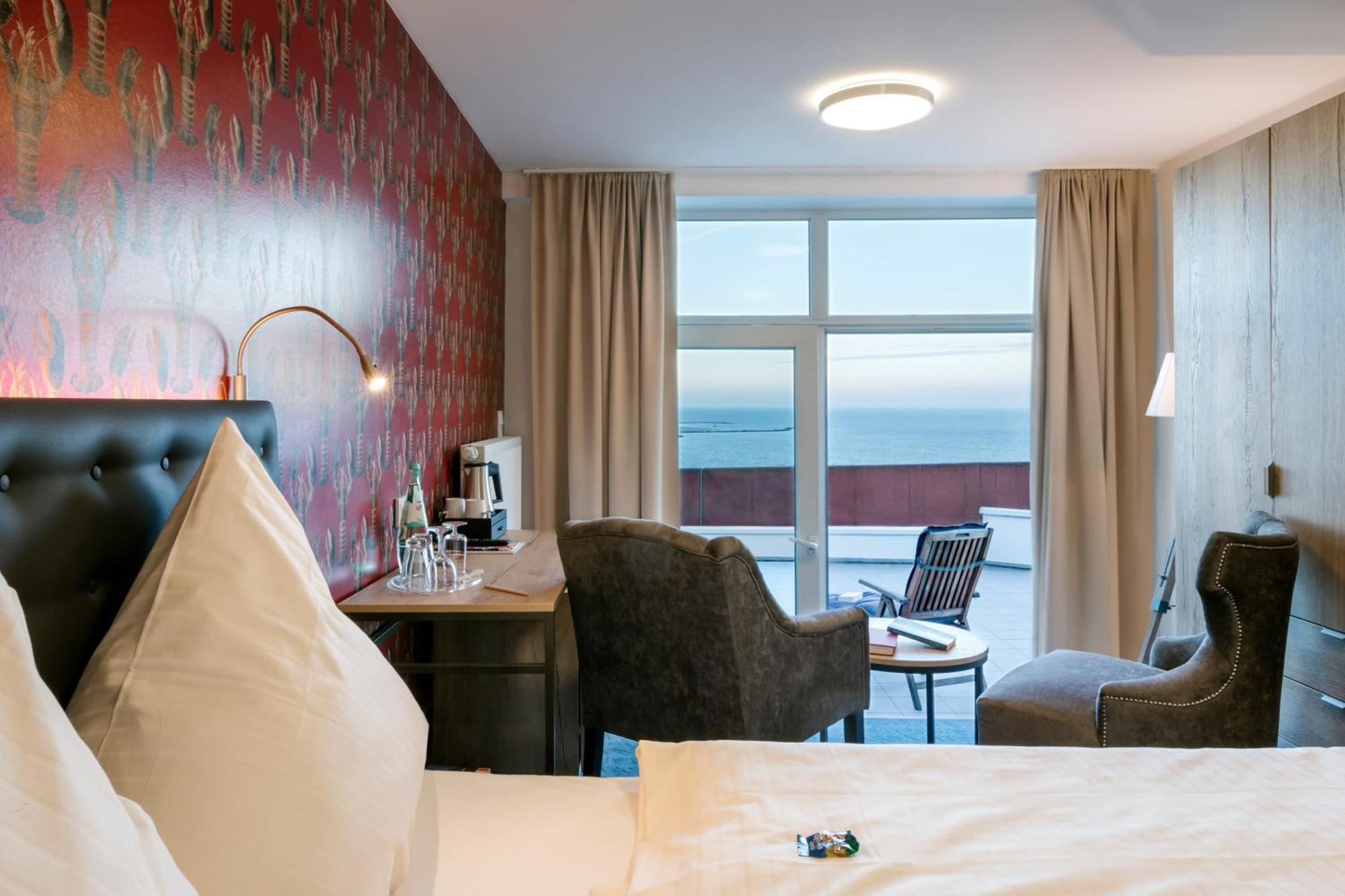 Hotel Auf Den Hummerklippen Хельголанд Экстерьер фото