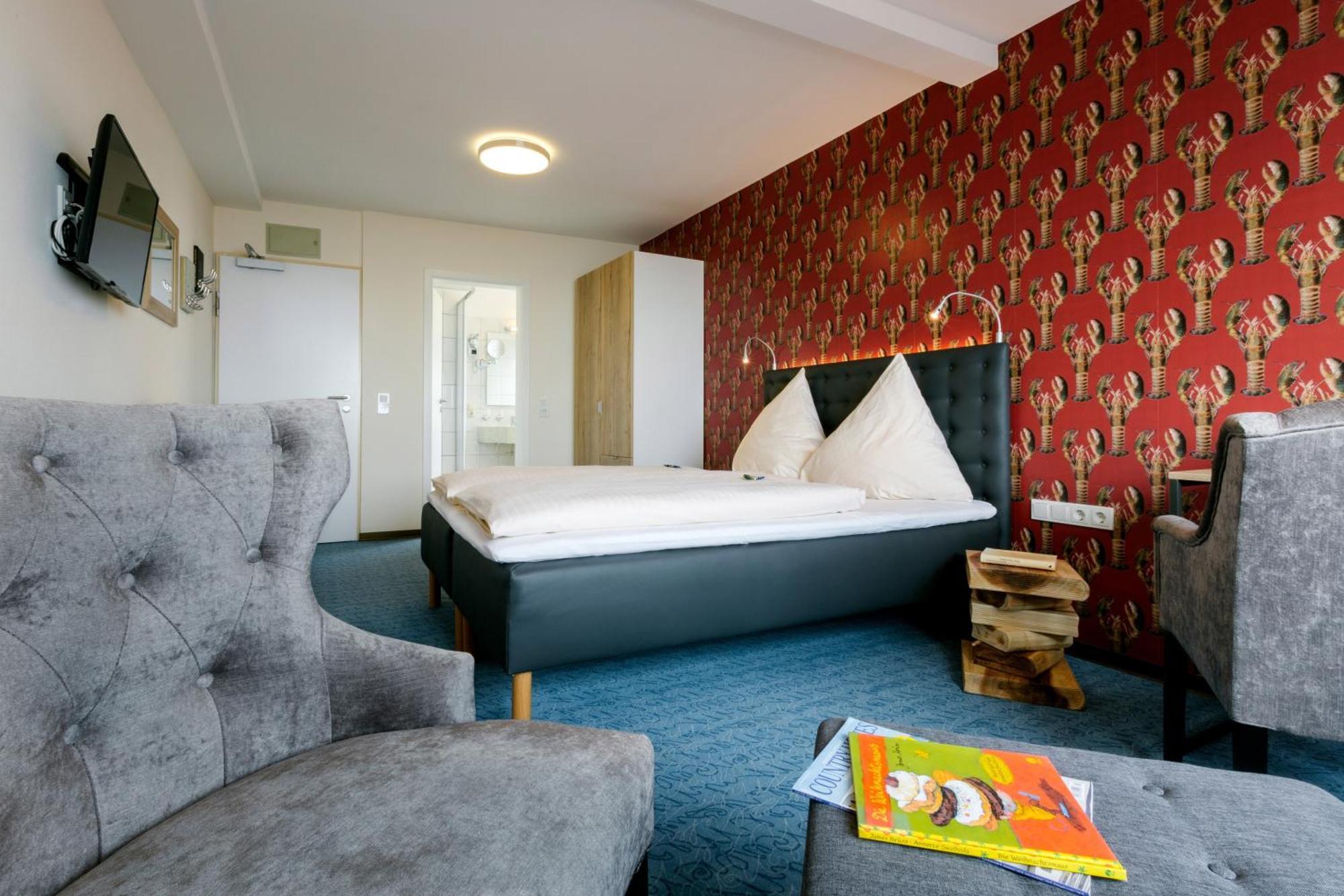 Hotel Auf Den Hummerklippen Хельголанд Экстерьер фото
